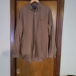 Polo by Ralph Lauren Brown Casual Button Down Shirt